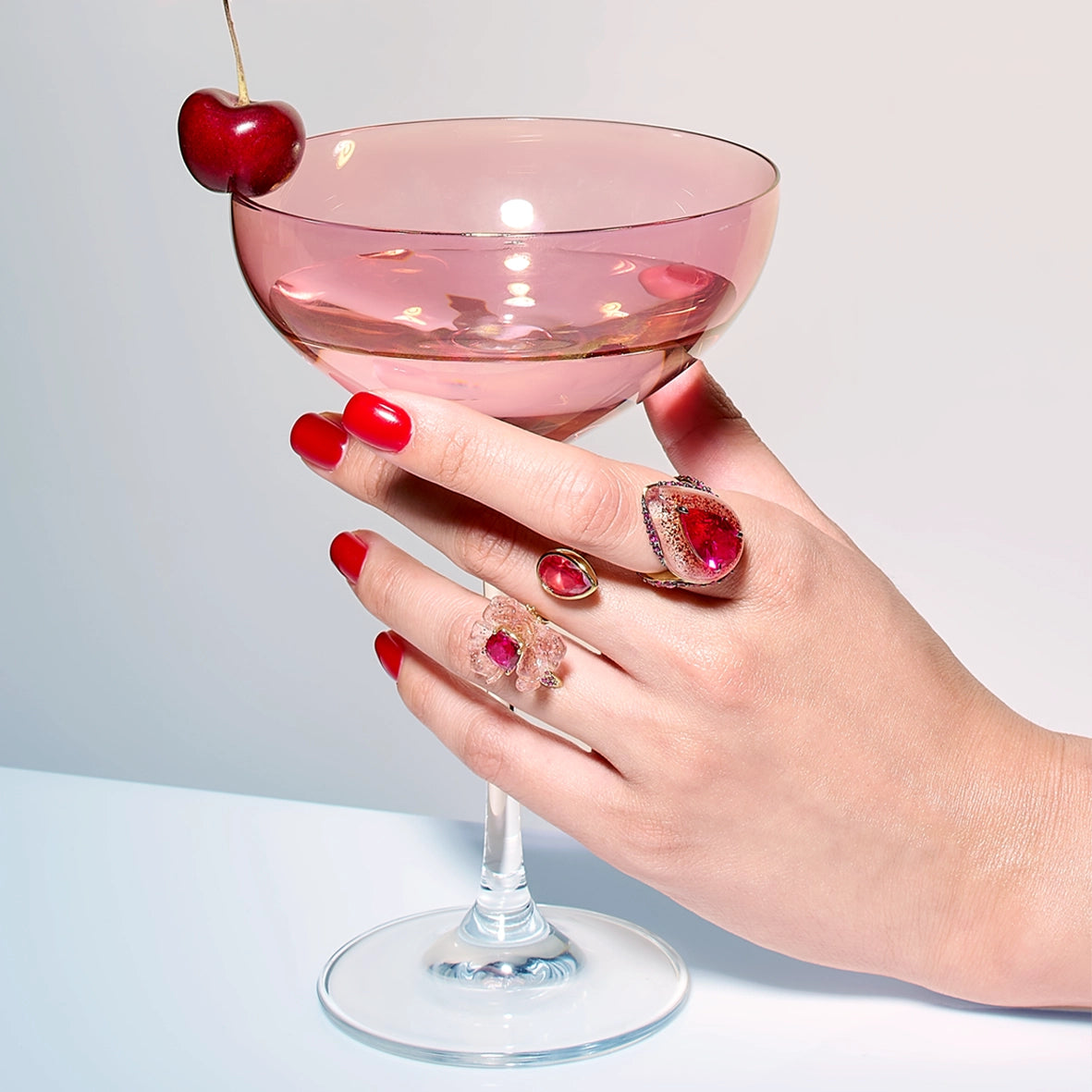 Anabela_Chan_Joaillerie_Fruit_Gems__Ruby_Beetroot_Petunia_Ring_Ruby_Beetroot_Elixir_Ring_Model_Campaign_Image